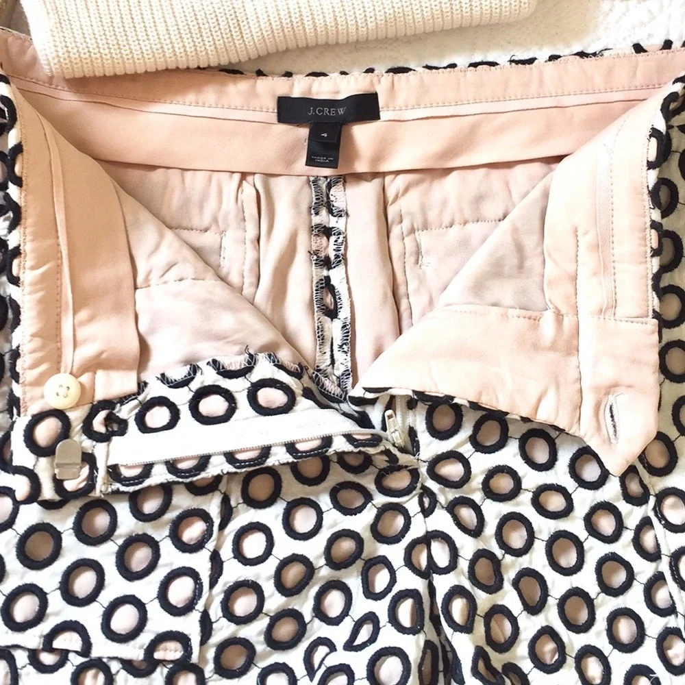 J. Crew Punched Out Eyelet Short